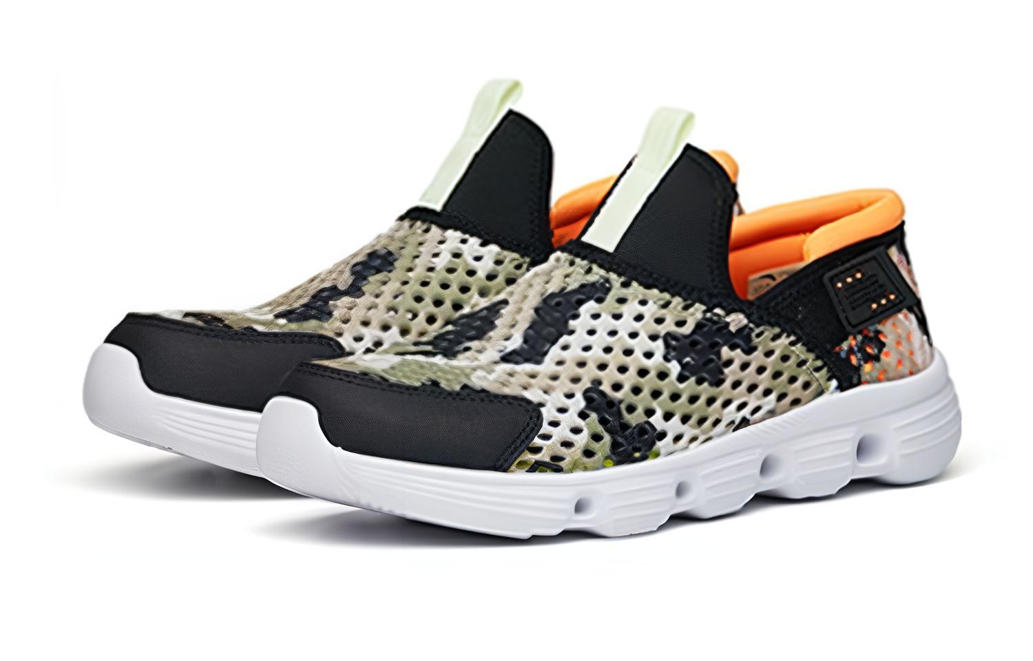 Lookbook (Youth) Anta Slip-On Sandal 'Black Orange' 312236989-4