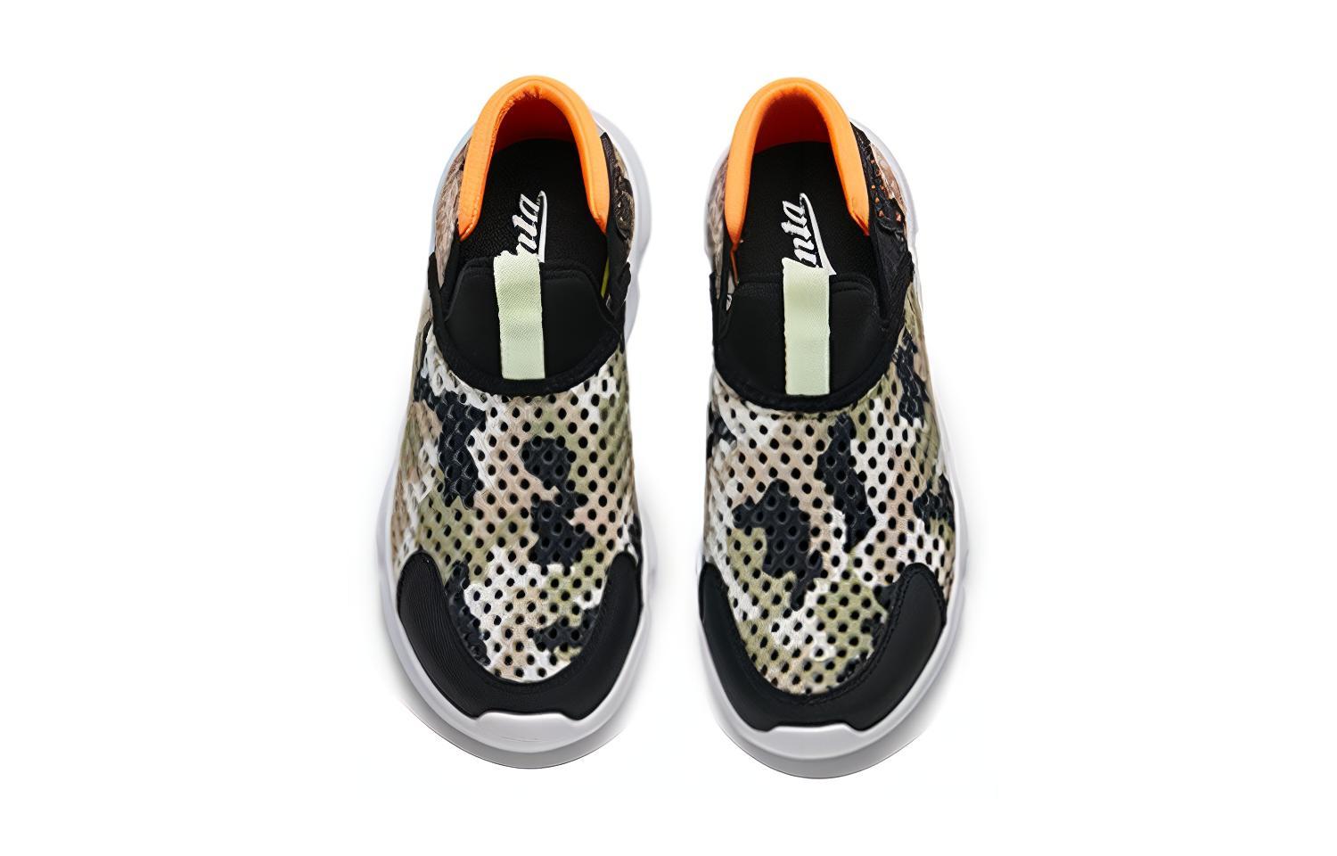Shop (Youth) Anta Slip-On Sandal 'Black Orange' 312236989-4