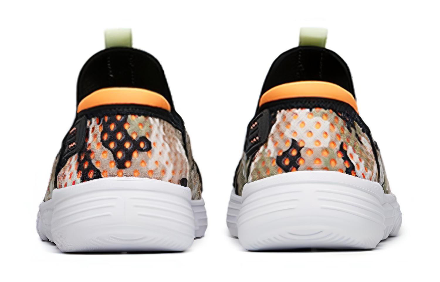 Purchase (Youth) Anta Slip-On Sandal 'Black Orange' 312236989-4