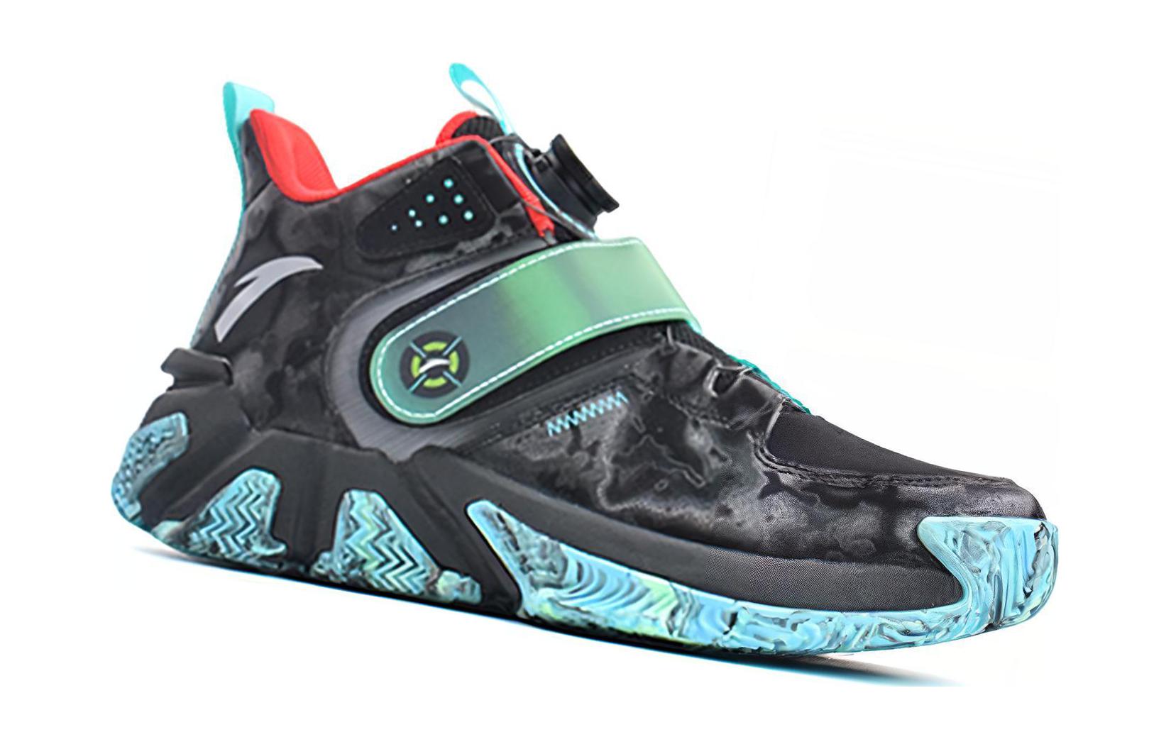 Order 大童 Anta安踏 狙擊者 防滑耐磨減震 高幫 運動休閒鞋 藍黑