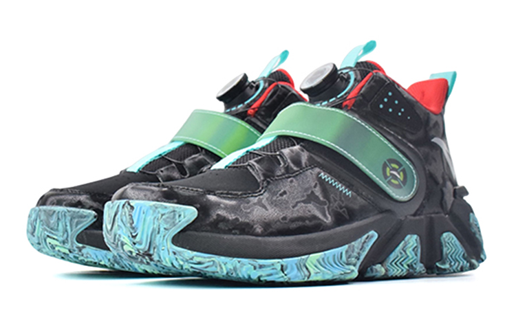 Lookbook 大童 Anta安踏 狙擊者 防滑耐磨減震 高幫 運動休閒鞋 藍黑