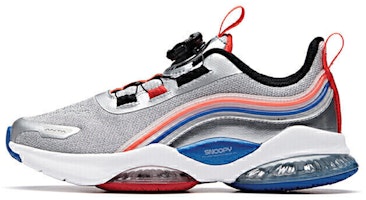 (Youth) Anta Snoopy x Cushioned Running Shoe 'Silver Blue Red' 31935569R-1 (Youth) Anta Snoopy x Cushioned Running Shoe 'Silver Blue Red' 31935569R-1