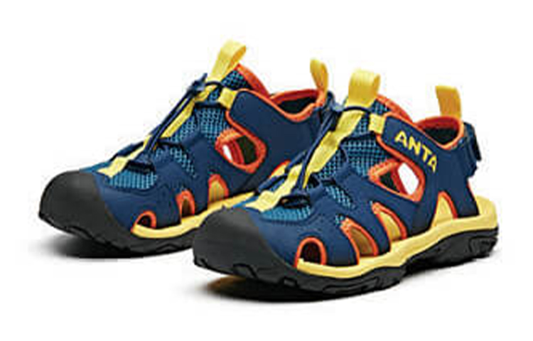Lookbook (JR) Sandalo Sportivo Anta ''Blu Arancione Giallo'' A33026610-3