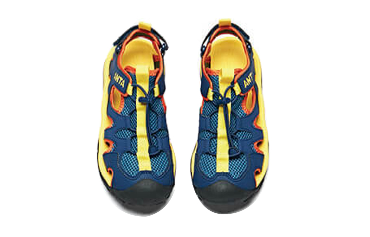 Shop (JR) Sandalo Sportivo Anta ''Blu Arancione Giallo'' A33026610-3