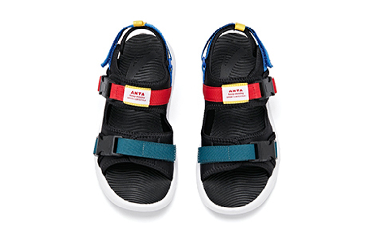 (Youth) Anta Sports Sandal 'Black Red' 圖 4