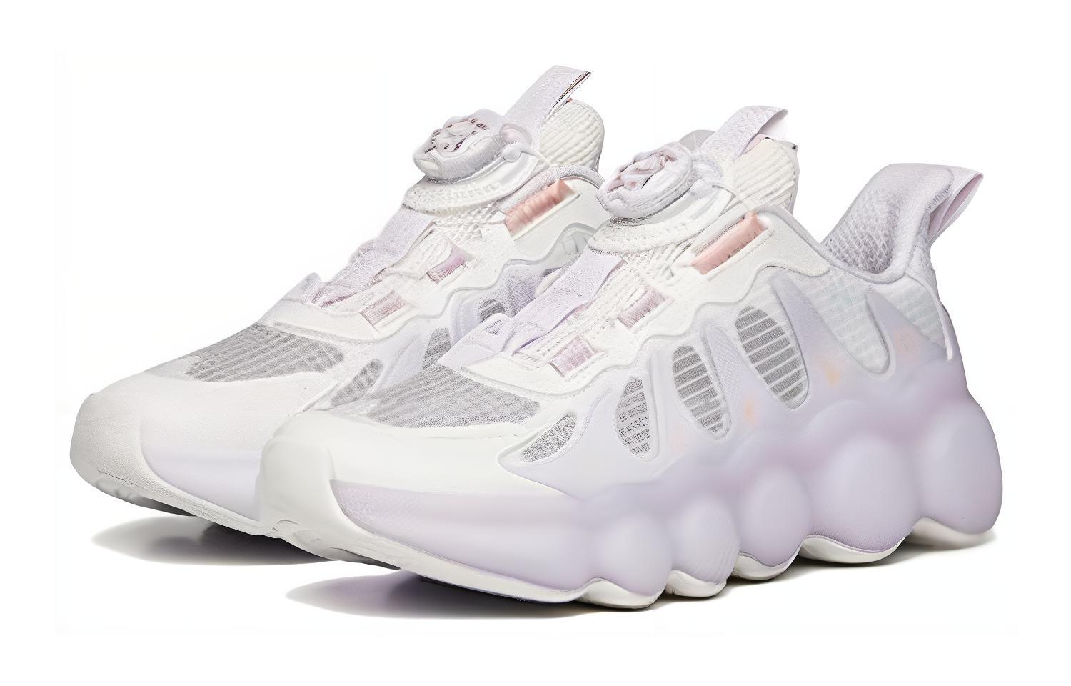 Lookbook (JR) Anta Sneakers Casual Spesse e Traspiranti ''Bianco Viola'' 322238889-4