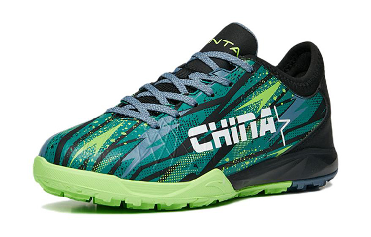 Order (Youth) Anta Training Football Cleats 'Black Green' A312232211-3