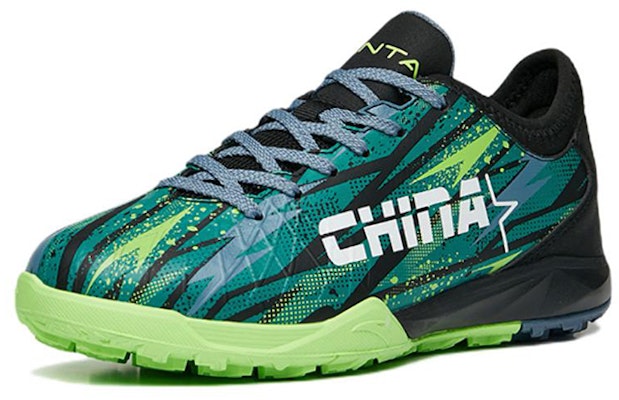 (Youth) Anta Training Football Cleats 'Black Green' A312232211-3 Order (Youth) Anta Training Football Cleats 'Black Green' A312232211-3