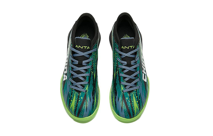 Lookbook (Youth) Anta Training Football Cleats 'Black Green' A312232211-3