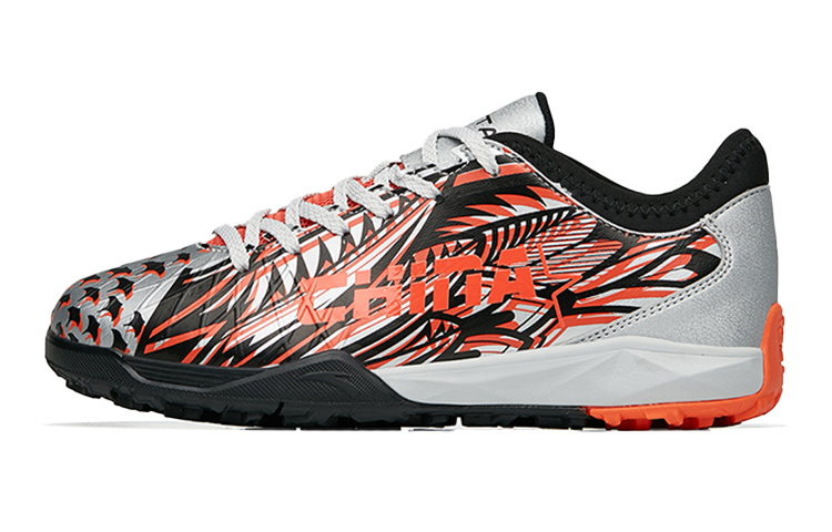 (Youth) Anta Training Football Cleats 'Silver Orange Black' A312232211-1