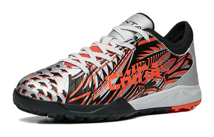 Order (Youth) Anta Training Football Cleats 'Silver Orange Black' A312232211-1