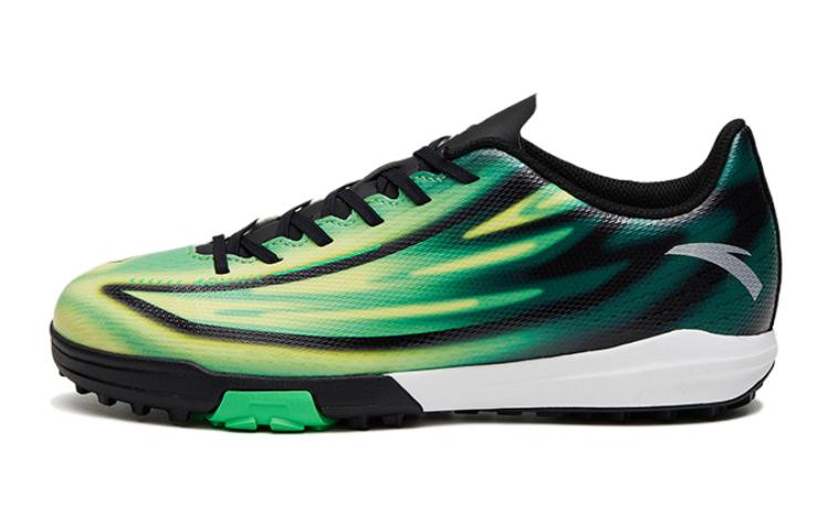 (Youth) Anta Training Soccer Shoe 'Black Green' 312322266-1