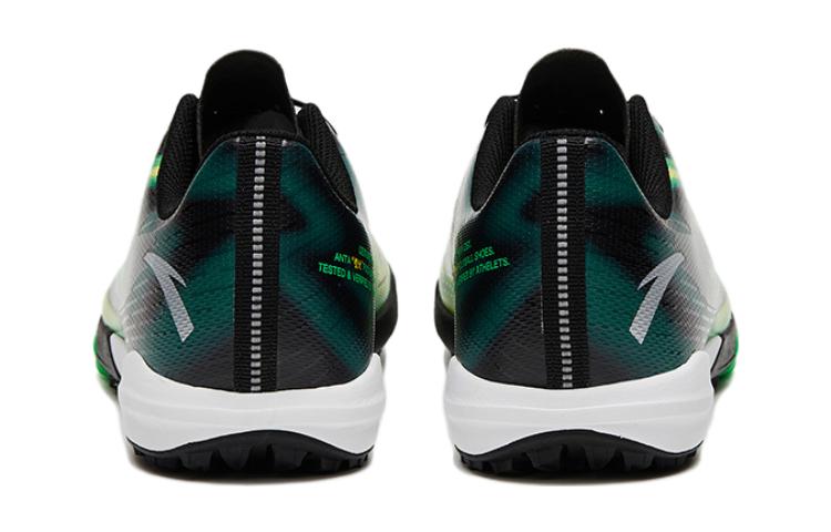 Shop (Youth) Anta Training Soccer Shoe 'Black Green' 312322266-1
