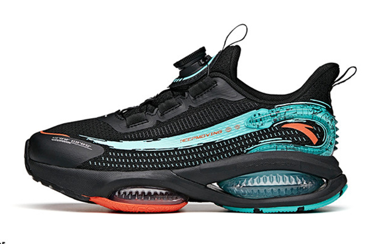 (Youth) Anta UFO 3.0 'Black Green' 312135588B-3