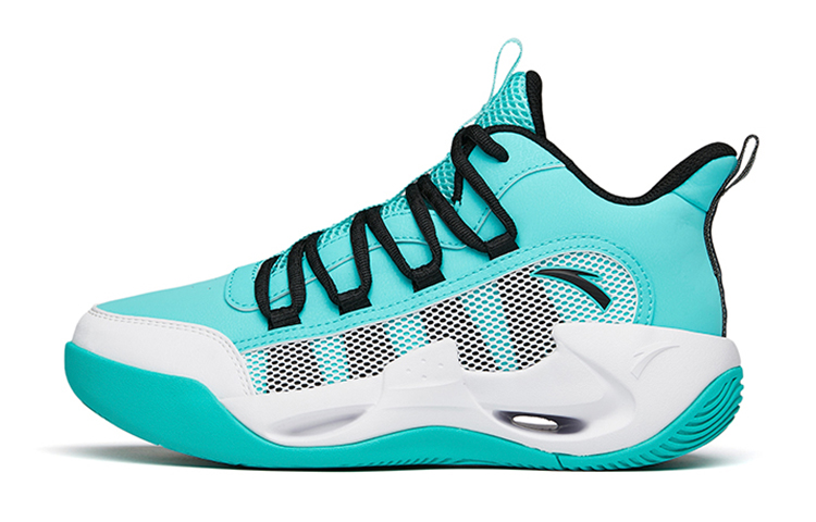 (Youth) Anta Wind Tunnel High 'Green Black White' A312211100N-7(YC)