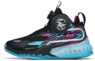 (Youth) Anta Windchaser 7 High 'Black Purple Blue' 312211101-3 (Youth) Anta Windchaser 7 High 'Black Purple Blue' 312211101-3