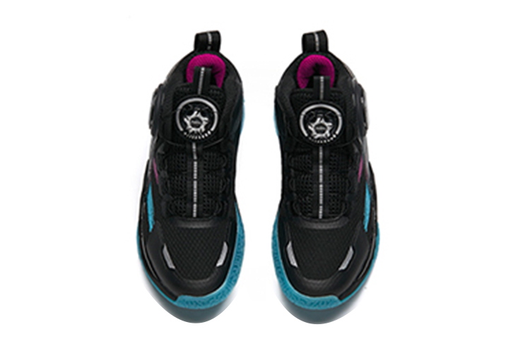 Shop (Youth) Anta Windchaser 7 High 'Black Purple Blue' 312211101-3