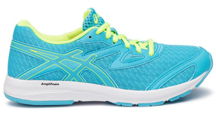 大童 Asics Amplica GS 耐磨 低筒 兒童跑步鞋 藍黃 Order 大童 Asics Amplica GS 耐磨 低筒 兒童跑步鞋 藍黃