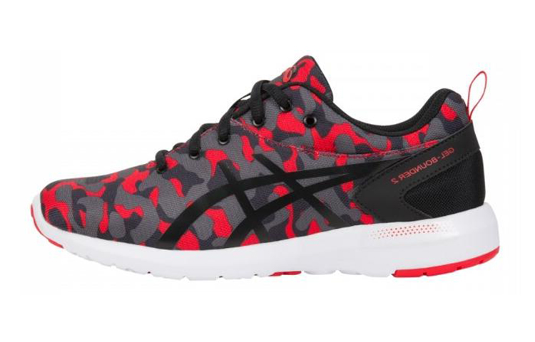 (Youth) ASICS Bounder 'Black Red' C631N-2390