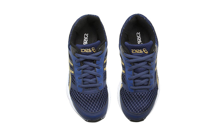 Lookbook (JR) ASICS Buzz 2 ''Blau Gold'' C015A-5194