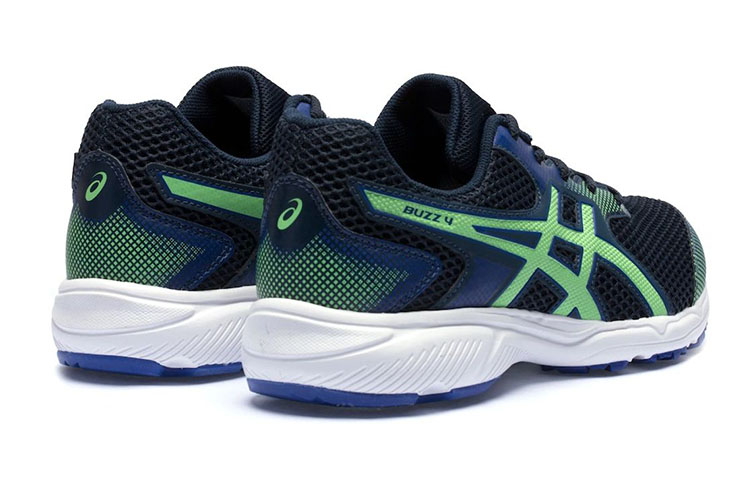 Shop (JR) ASICS Buzz 4 ''Bleu Vert'' 1014A163-408