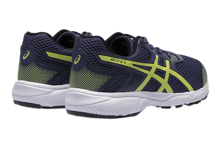 Shop (JR) ASICS Buzz 4 'Biru Gelap' 1014A163-407