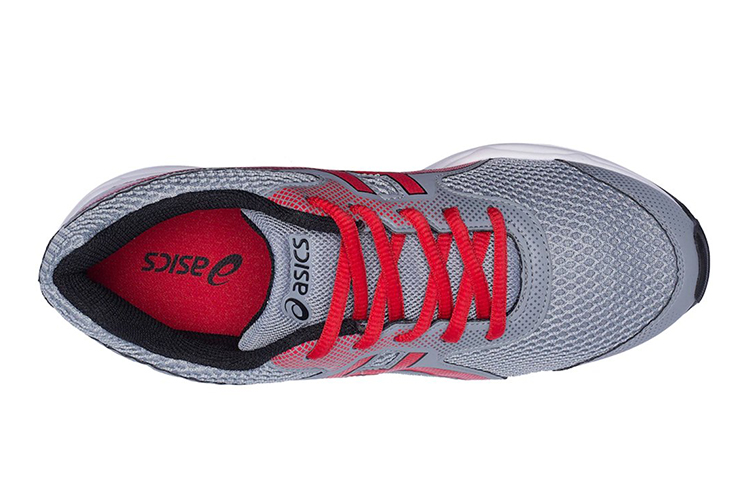 Lookbook (JR) ASICS Buzz 4 ''Grijs-Rood'' 1014A163-025