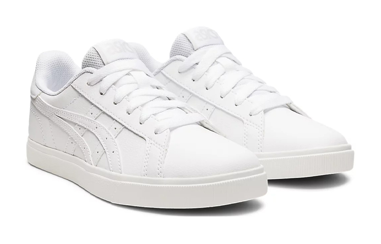 Lookbook 兒童 Asics Classic Ct 簡約休閒 防滑耐磨 低幫 兒童板鞋 白