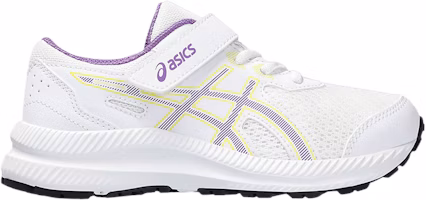 (Youth) ASICS Contend 8 'White Cyber Grape' 1014A258-106 (Youth) ASICS Contend 8 'White Cyber Grape' 1014A258-106