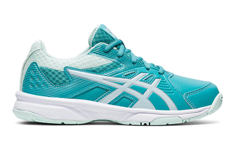 Order (JR) ASICS Court Slide Blauw/Wit 1044A007-301