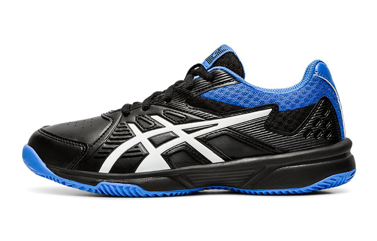 (Youth) ASICS Court Slide Clay 'Black Blue' 1044A006-005