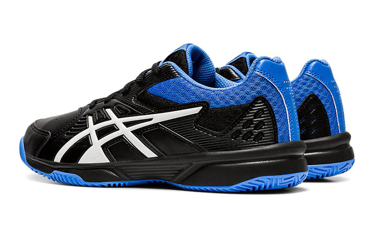 Lookbook (JR) ASICS Court Slide Clay '黑蓝' 网球鞋 1044A006-005