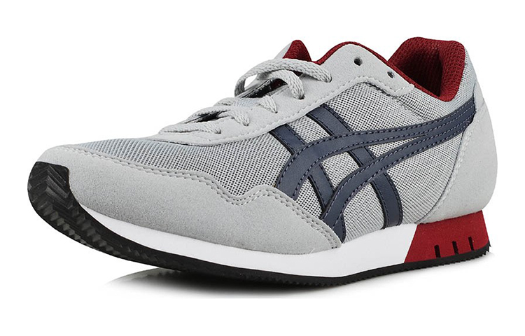Lookbook 大童 Asics Curreo 舒適透氣耐磨 低筒運動跑步鞋 灰紅