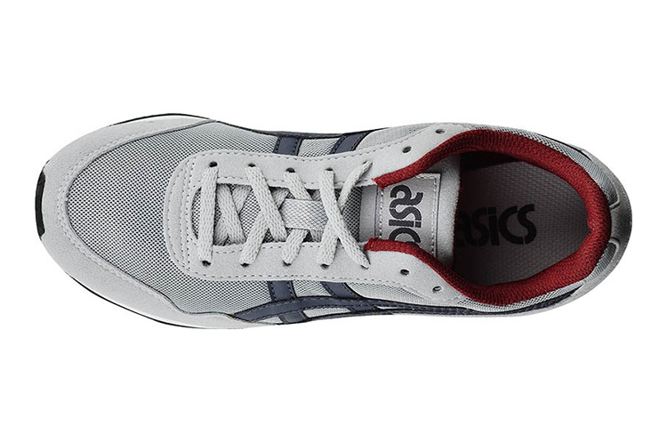 Shop 大童 Asics Curreo 舒適透氣耐磨 低筒運動跑步鞋 灰紅