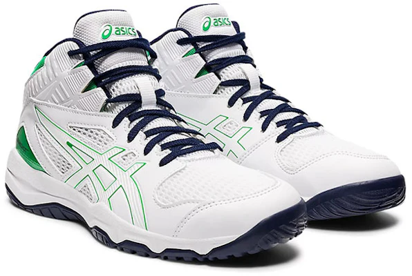 (Youth) ASICS Dunkshot Mb 9 'White Green' 1064A006-107 Lookbook (Youth) ASICS Dunkshot Mb 9 'White Green' 1064A006-107