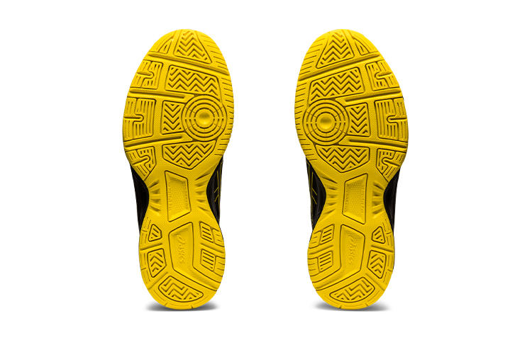 Shop (JR) ASICS Flare 7 'Negro Amarillo' 1054A008-001