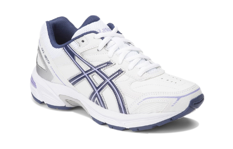 Lookbook (JR) ASICS Gel-180TR 'Putih Biru' Sepatu Lari Anak-anak C317Y-0153