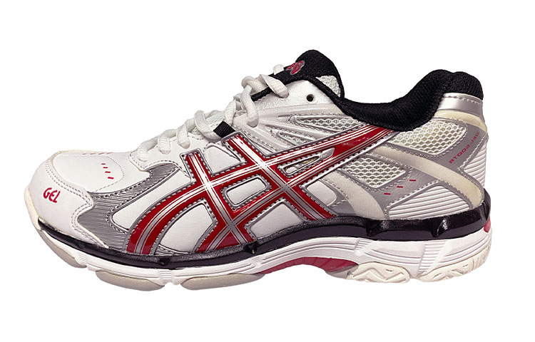 Buy 童款 Asics Gel-500TR 防滑透氣 低筒運動跑步鞋 米白紅