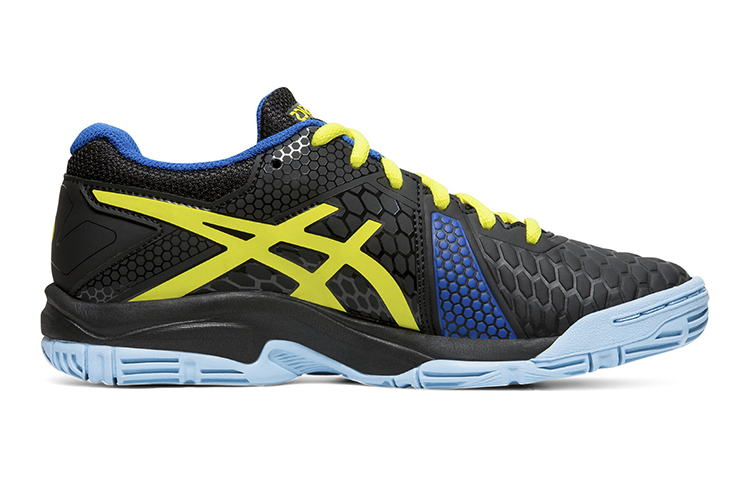 Order (JR) ASICS Gel-Blast 7 Blauw Geel Zwart. C643Y-003