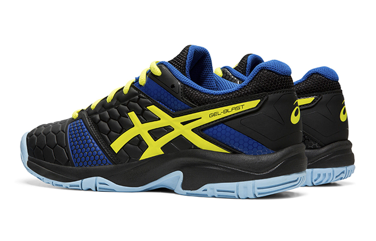 Shop (JR) ASICS Gel-Blast 7 Blauw Geel Zwart. C643Y-003