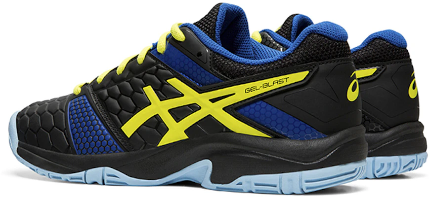 (JR) ASICS Gel-Blast 7 Blauw Geel Zwart. C643Y-003 Shop (JR) ASICS Gel-Blast 7 Blauw Geel Zwart. C643Y-003