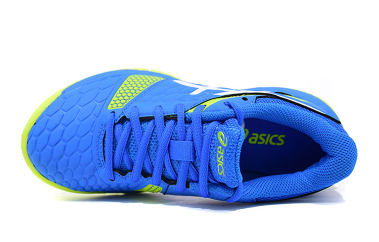 Lookbook (JR) ASICS Gel-Blast 7 Groen/Blauw Sneakers C643Y-4377
