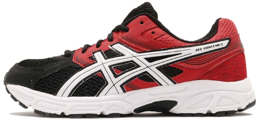 (JR) ASICS Gel-Contend 3 'Negro Rojo' C566N-9001 Buy (JR) ASICS Gel-Contend 3 'Negro Rojo' C566N-9001