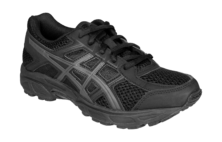 Shop 大童 Asics Gel-Contend 4 防滑透氣 低筒 兒童跑步鞋 黑色