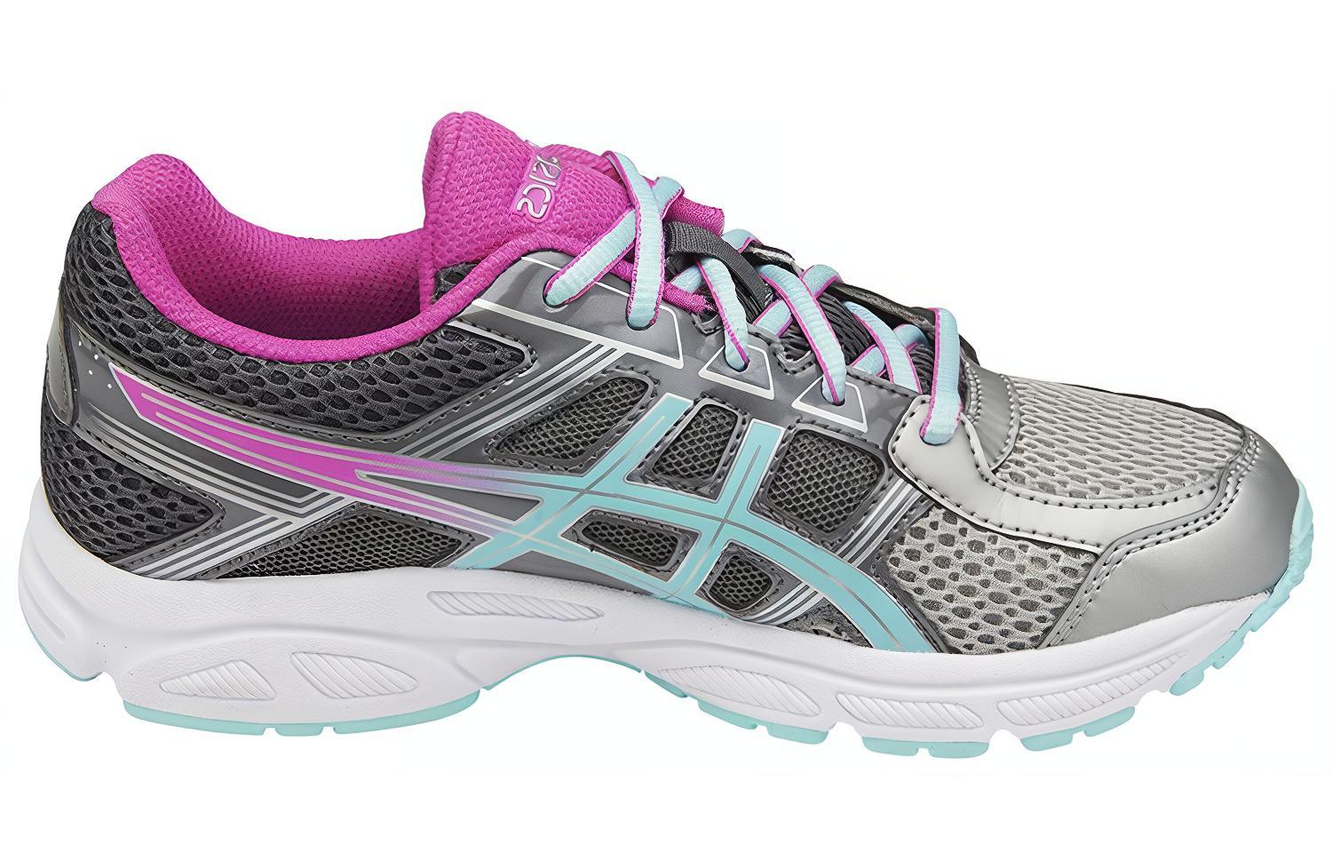 Order 大童 Asics Gel-Contend 4 防滑透氣 緩震運動跑步鞋 灰綠拼接