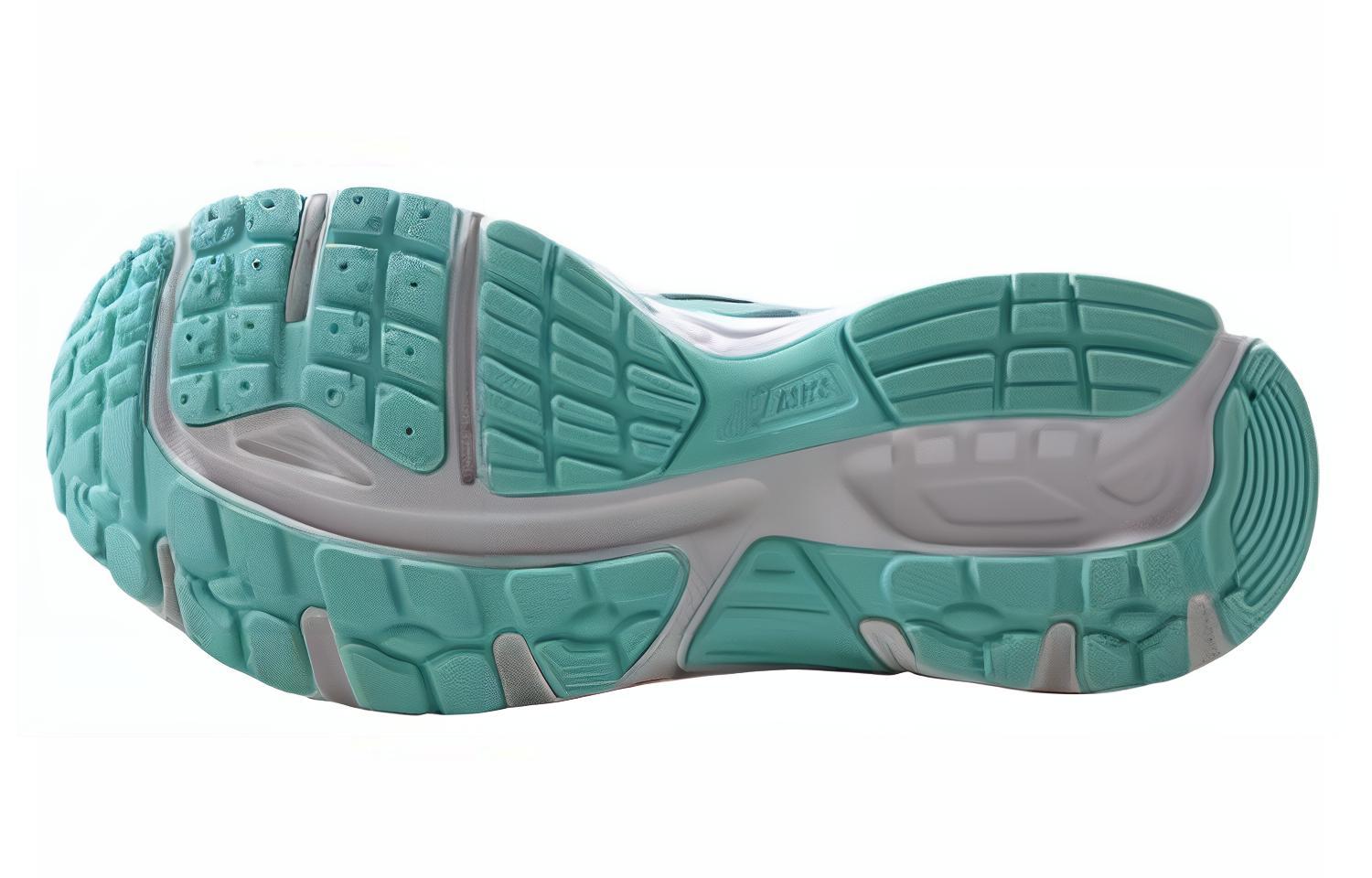 Shop 大童 Asics Gel-Contend 4 防滑透氣 緩震運動跑步鞋 灰綠拼接