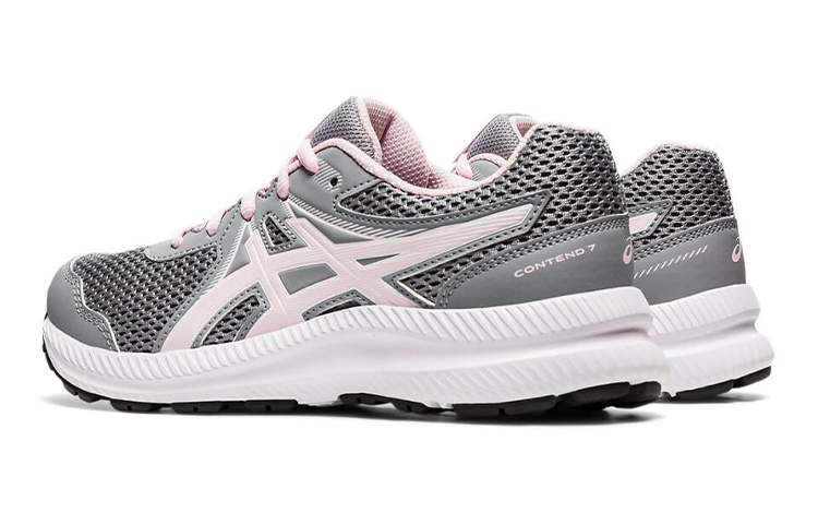 Lookbook Asics Contend 7 (GS) 防滑透氣 低筒運動跑步鞋 灰