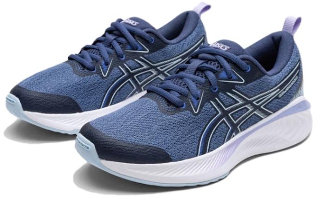 童鞋 Asics 舒適百搭 減震耐磨 低筒 兒童跑步鞋 藍白 Order 童鞋 Asics 舒適百搭 減震耐磨 低筒 兒童跑步鞋 藍白