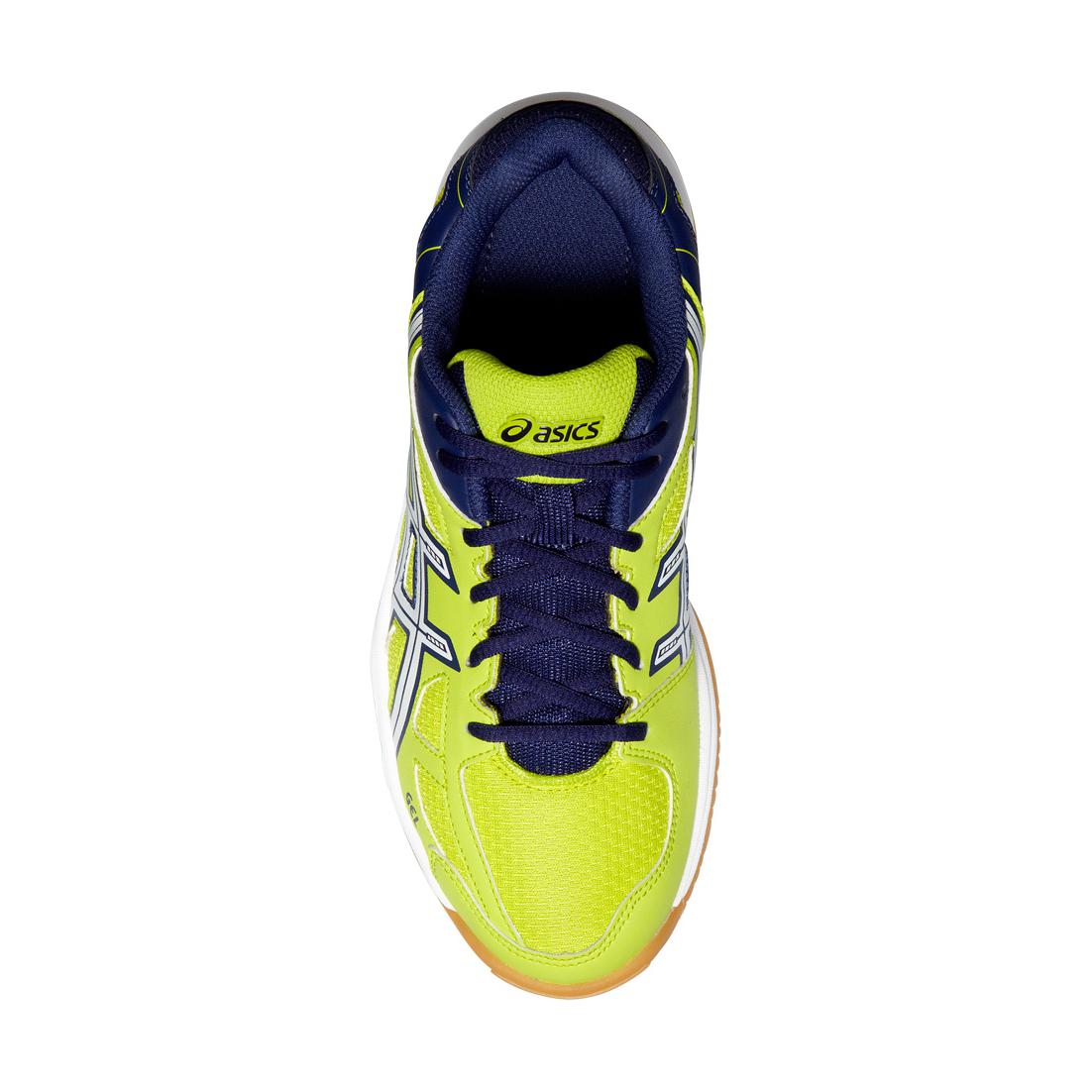 Lookbook 大童 Asics Gel-Flare 5 舒適耐磨排球鞋 藍黃色