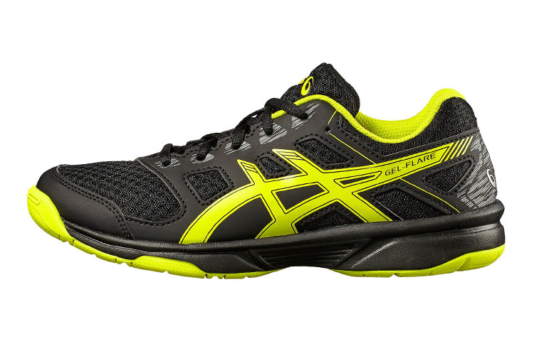 (Youth) ASICS Gel-Flare 6 'Black Yellow' C70NQ-001